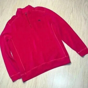 Tommy Bahama Quarter Zip Sweatshirt Shirt Size M